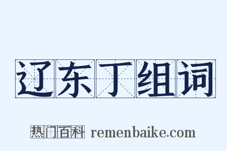 辽东丁组词是什么意思的图片